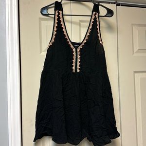 Torrid tank top embroidery baby doll style. Size 1 New with tags